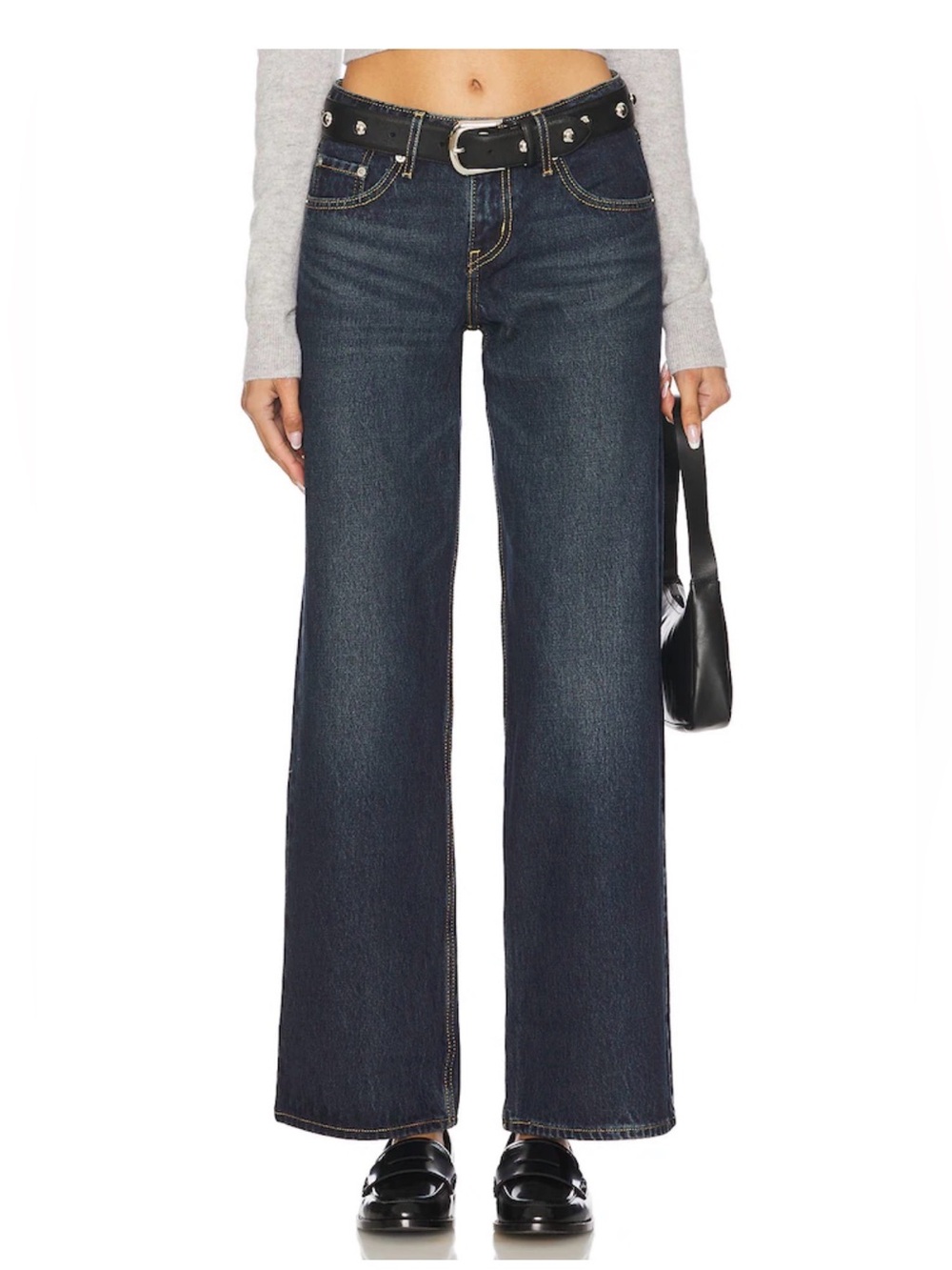 Levi’s Low Loose Jeans in Tomorrow Morning Dark Wash sz 24 x 30